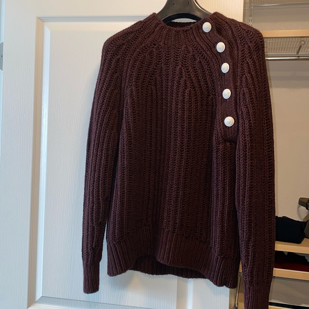 Zadig &Voltaire COLEEN chunky knit wool sweater SZ S